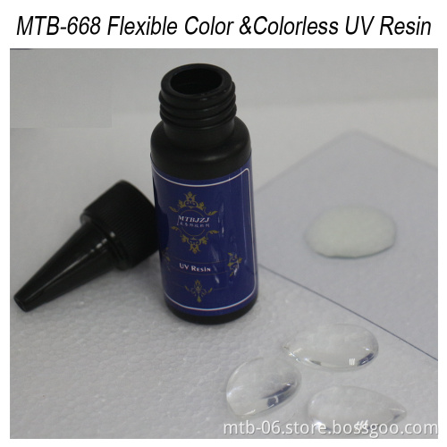 MTB-668 Flexible Color&Colorless UV Resin